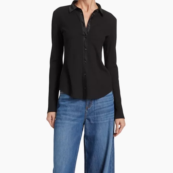 Rag & Bone The Ribbed Mix Media Button Down - Size S - NEW With Tags. - Picture 5 of 16